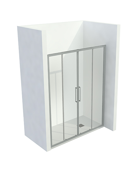 box doccia TDA En Niche Coulissante