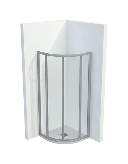 box doccia TDA Quart De Cercle