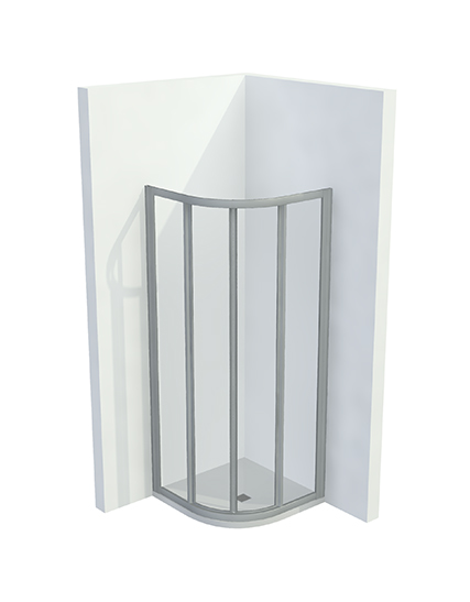 box doccia TDA Quart De Cercle