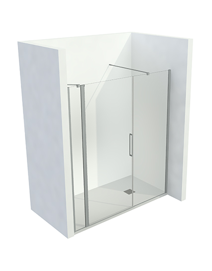 box doccia TDA Niche Hinged