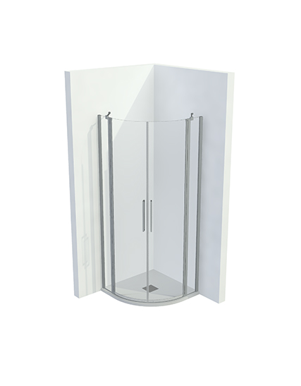 box doccia TDA Quadrant Hinged